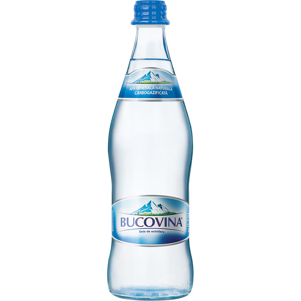 BUCOVINA Apa Minerala Carbogazoasa Sticla 0.75L