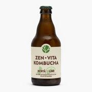 Zenvita Kombucha cu Menta & Lime Sticla 0.33L