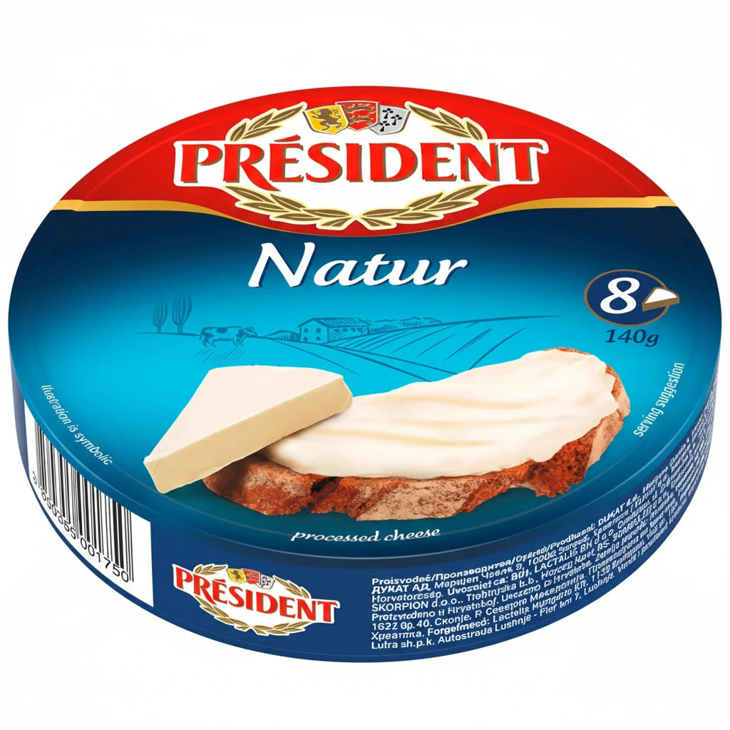President Branza Topita Natur 140g
