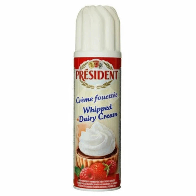 President Frisca Vanilinata UHT Spray 250ml