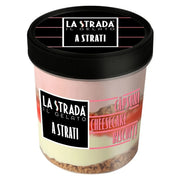 La Strada Inghetata in straturi cu capsuni, cheesecake si biscuiti 473ml