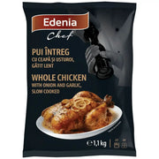 Edenia Chef Pui întreg Gătit Lent cu Ceapă și Usturoi 1,1 kg congelat