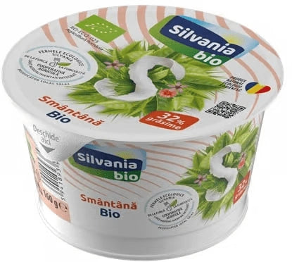 SilvaniaBio Smantana ECO 32% Grasime 160g