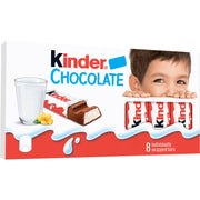 Kinder Batoane de Ciocolata cu Lapte 8x12G