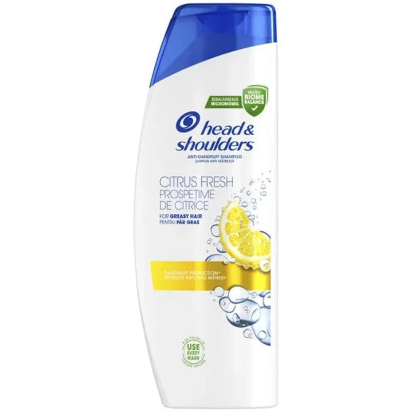 Head & Shoulders Citrus Fresh Sampon pentru Par Gras 330ml