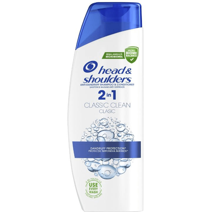 Head&Shoulders Absolut Classic Clean, Sampon, 2in1 330ml