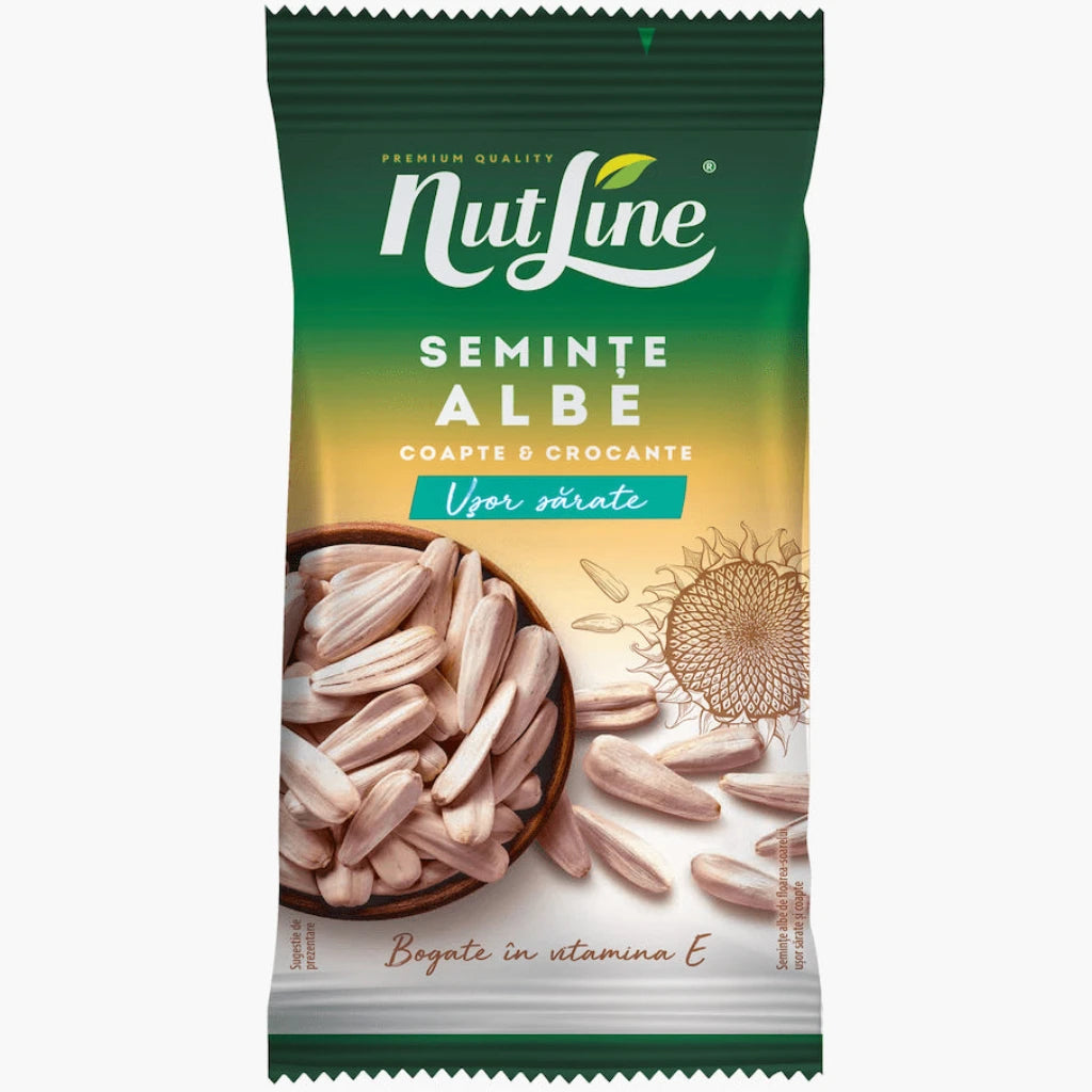 Nutline Seminte de Floarea Soarelui Albe Usor Sarate 200g