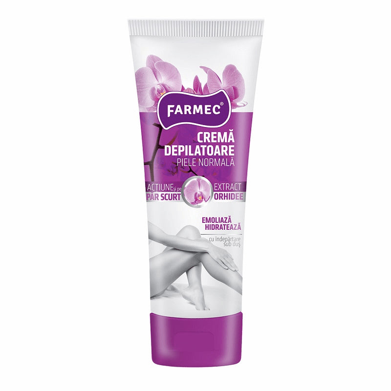Farmec Crema Depilatoare Piele Normala cu extract Orhidee 150ml