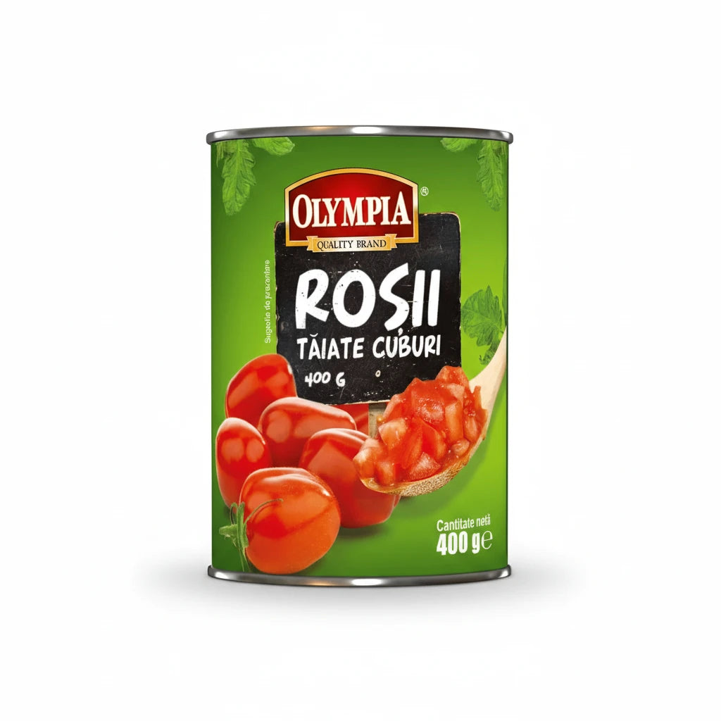 Olympia Rosii taiate cuburi 425ml
