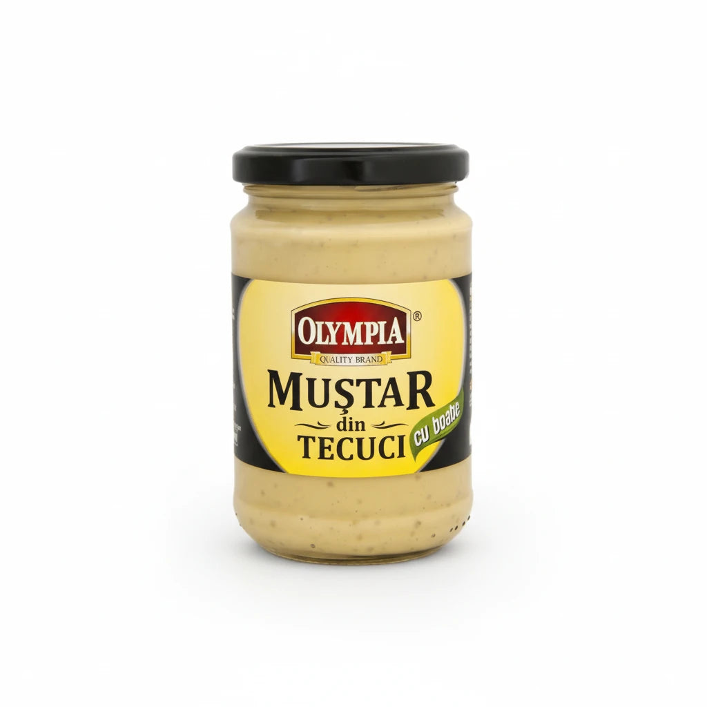 Olympia Mustar cu boabe din Tecuci 314ml