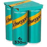 Schweppes Bitter Lemon doza 4pack 4x330ml