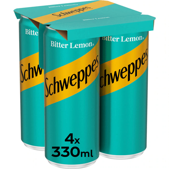 Schweppes Bitter Lemon doza 4pack 4x330ml
