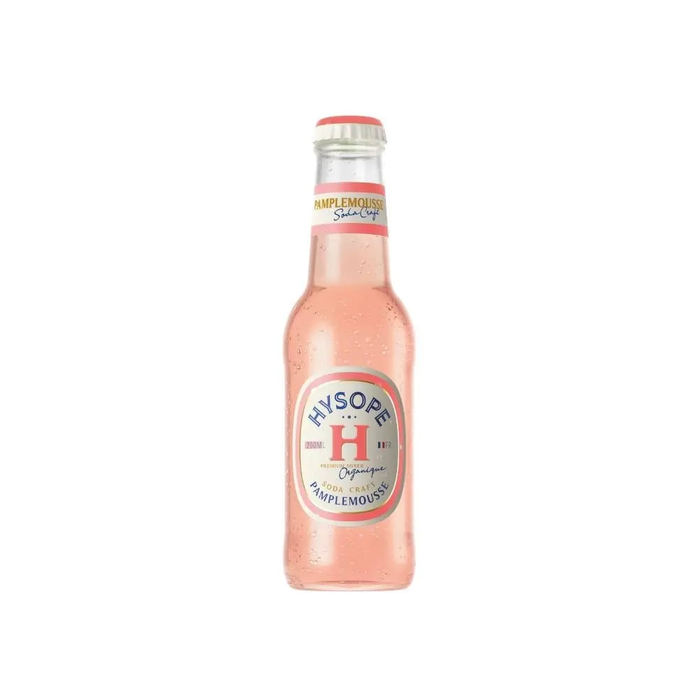 HYSOPE ORGANIC PINK GRAPEFRUIT CRAFT SODA ECOLOGIC 0.2L